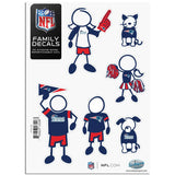 New England Patriots Family Decal Set