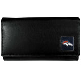 Denver Broncos Leather Trifold Wallet