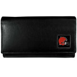 Cleveland Browns Leather Trifold Wallet