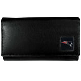 New England Patriots Leather Trifold Wallet