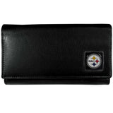 Pittsburgh Steelers Leather Trifold Wallet