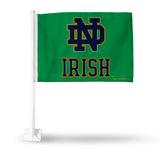 Notre Dame Fighting Irish Car Flag