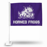 TCU Horned Frogs Car Flag