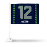 Seattle Seahawks Car Flag