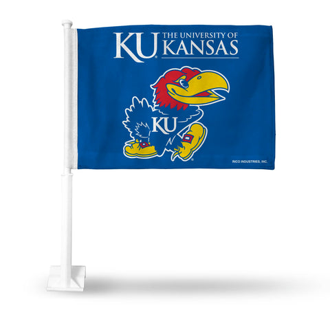 Kansas Jayhawks Car Flag