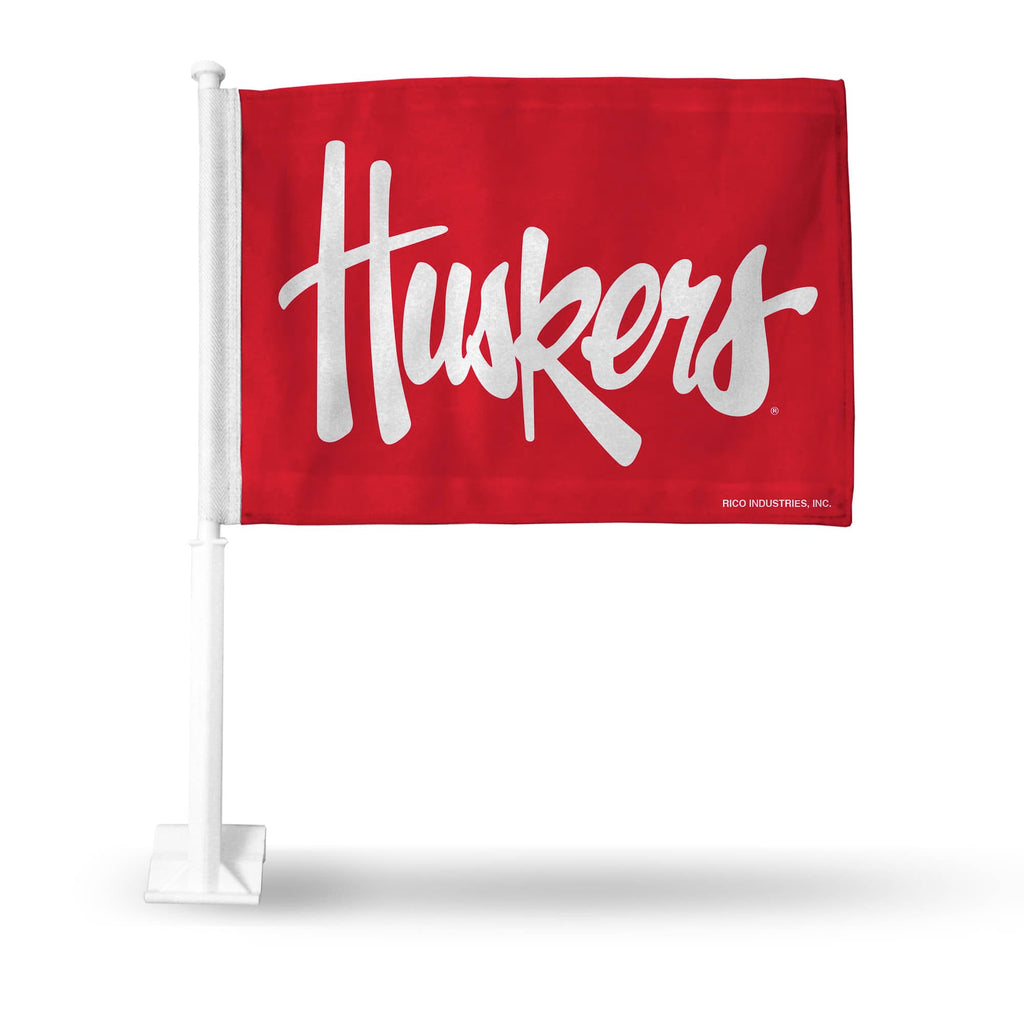 Nebraska Cornhuskers Car Flag