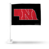 Nebraska Cornhuskers Car Flag