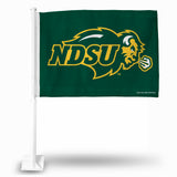 North Dakota State Bison Car Flag