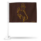 Wyoming Cowboys Car Flag