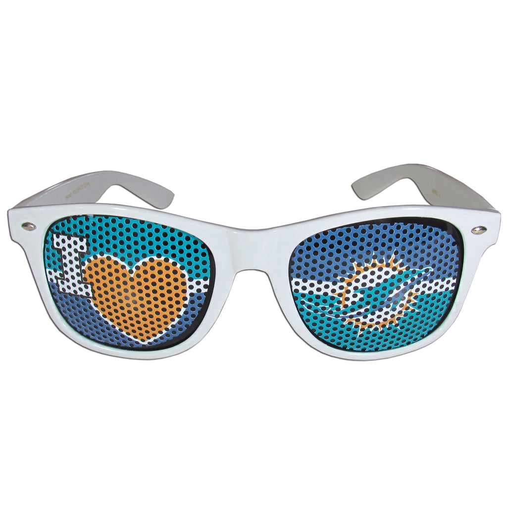 Miami Dolphins   I Heart Game Day Shades 