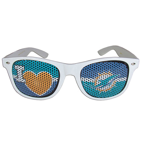 Miami Dolphins   I Heart Game Day Shades 