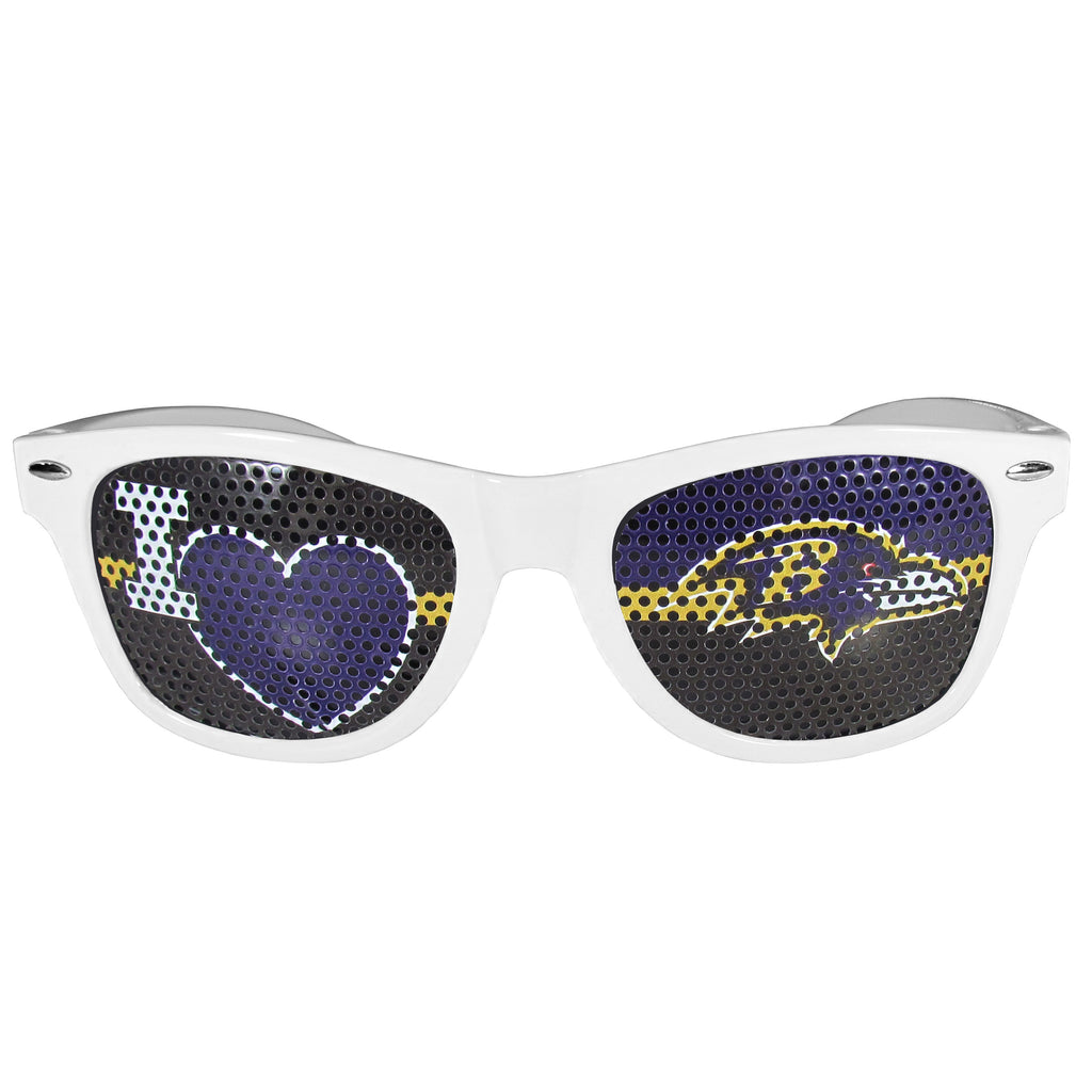 Baltimore Ravens I Heart Game Day Shades