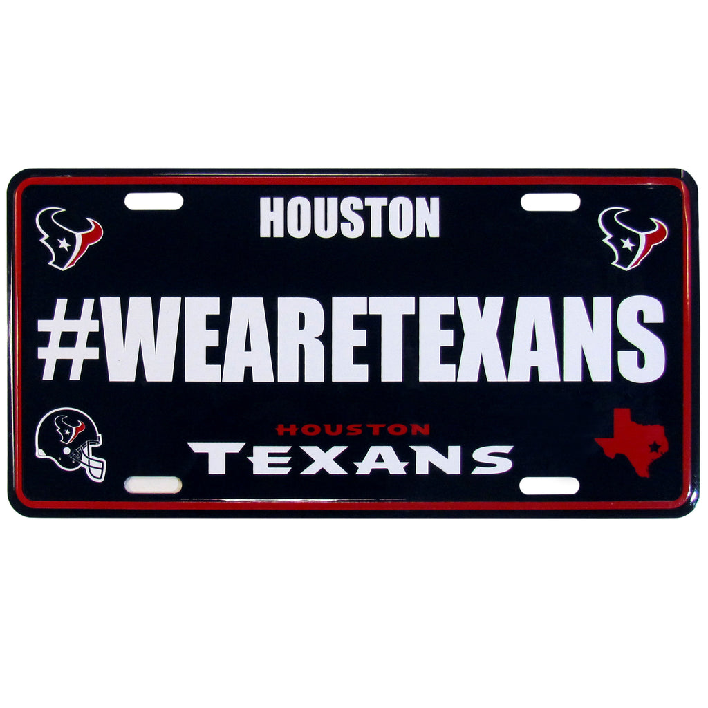 Houston Texans Hashtag License Plate