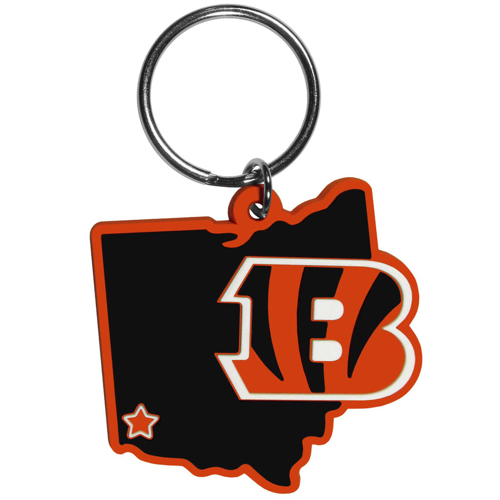 Cincinnati Bengals Home State Flexi Key Chain