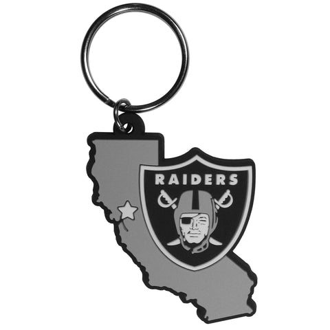 Oakland Raiders Home State Flexi Key Chain
