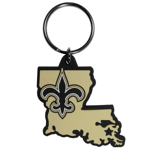 New Orleans Saints Home State Flexi Key Chain