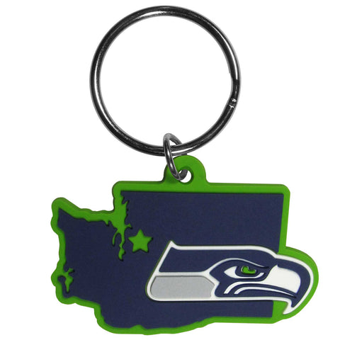 Seattle Seahawks Home State Flexi Key Chain