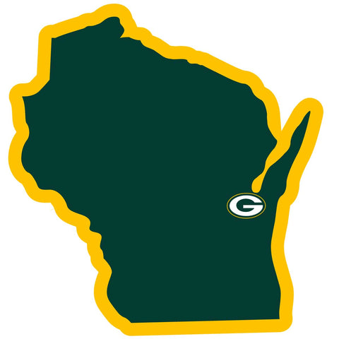 Green Bay Packers Home State Decal 