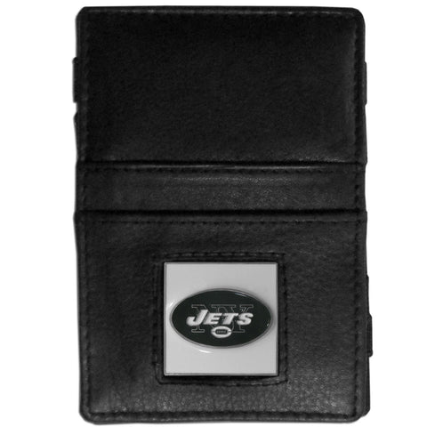 New York Jets Leather Jacob's Ladder Wallet