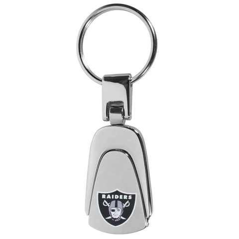 Oakland Raiders Steel Teardrop Key Chain