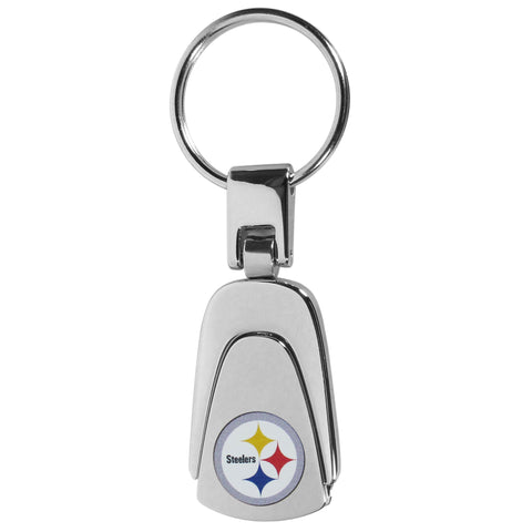 Pittsburgh Steelers Steel Teardrop Key Chain