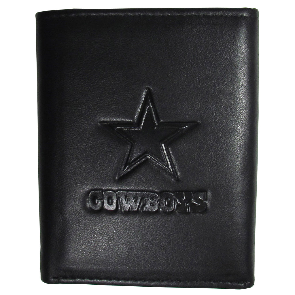 Dallas Cowboys Embossed Leather Trifold Wallet