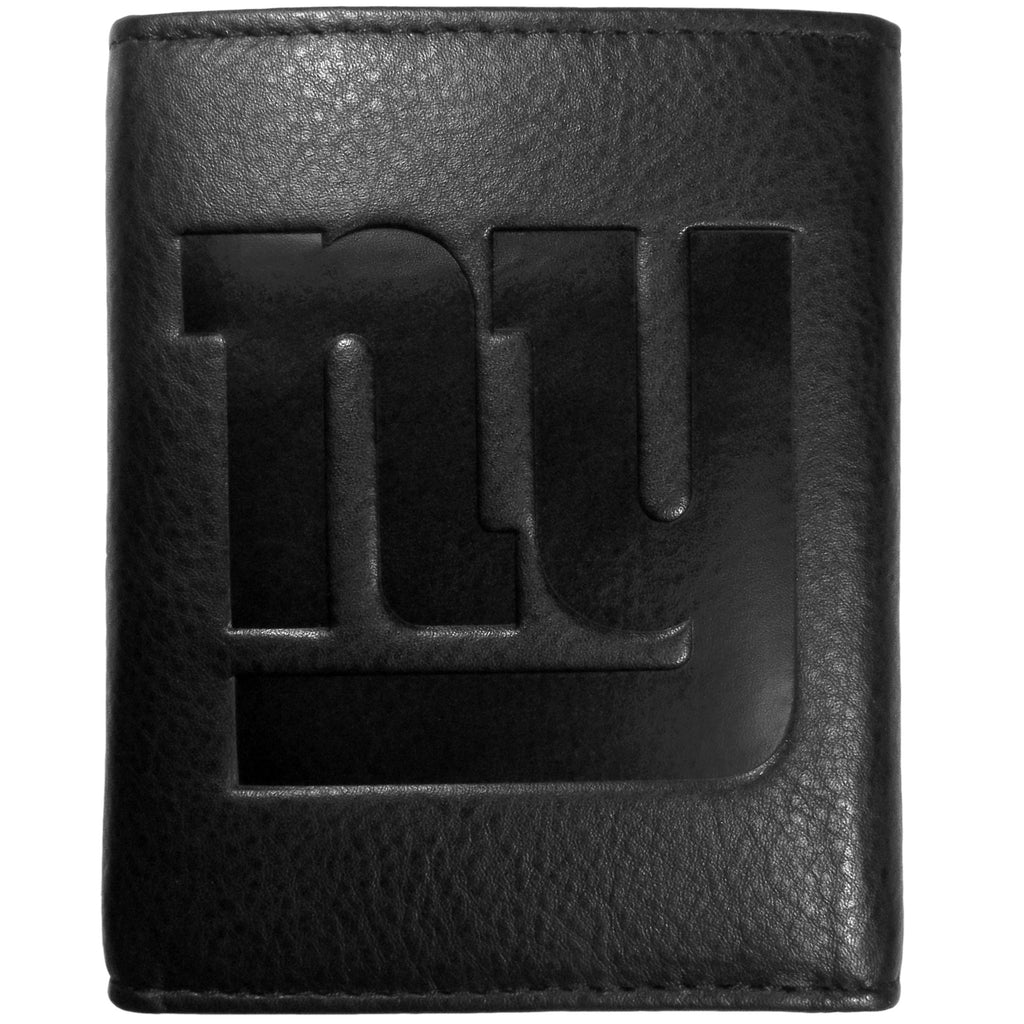 New York Giants Embossed Leather Trifold Wallet