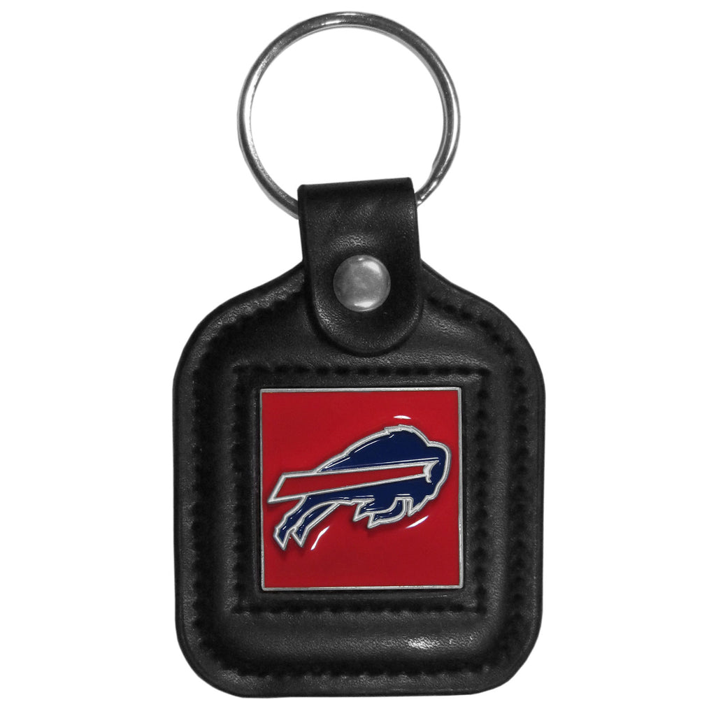 Buffalo Bills Square Leather Key Chain