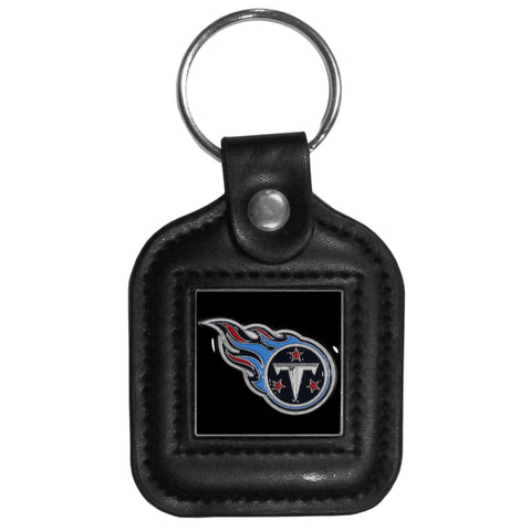 Tennessee Titans   Square Leatherette Key Chain 