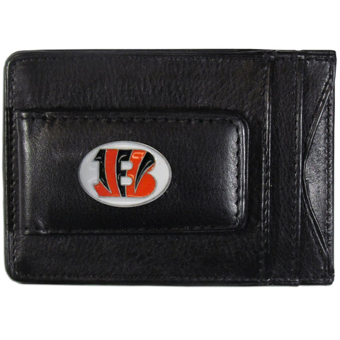 Cincinnati Bengals Leather Cash & Cardholder