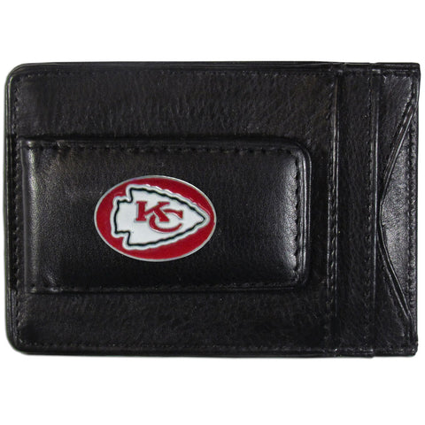 Kansas City Chiefs Leather Cash & Cardholder