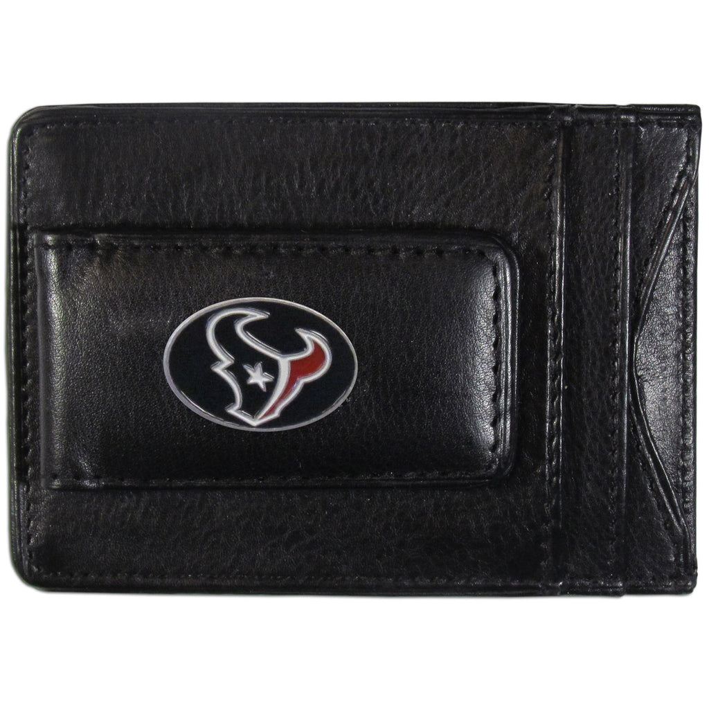 Houston Texans Leather Cash & Cardholder