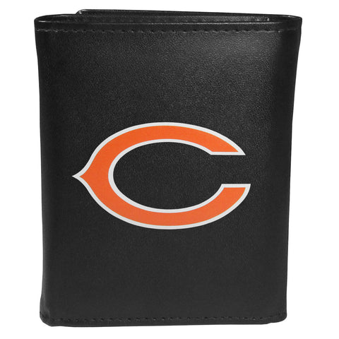 Chicago Bears Leather Trifold Wallet, Large Logo