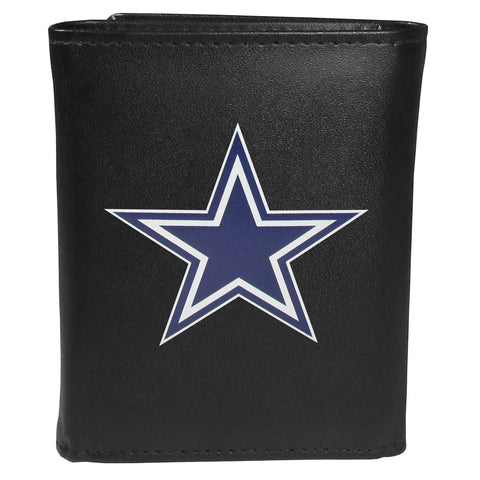 Dallas Cowboys Leather Trifold Wallet, Large Logo