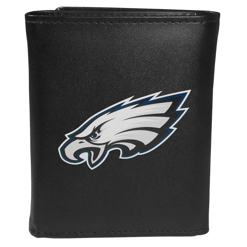 Philadelphia Eagles Leather Trifold Wallet, Large Logo