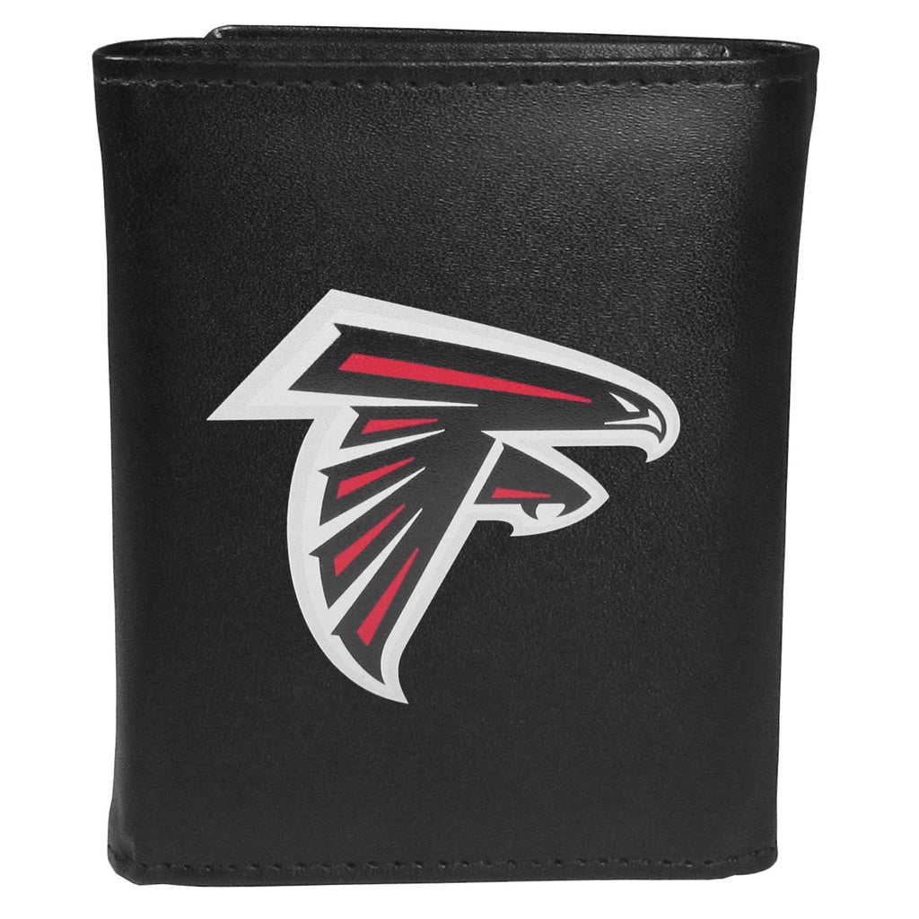 Atlanta Falcons Leather Trifold Wallet, Large Logo