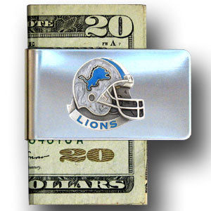Detroit Lions Steel Money Clip
