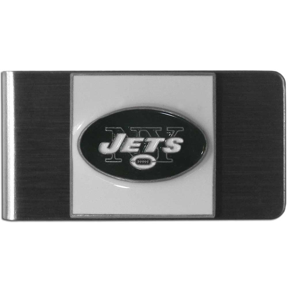 New York Jets Steel Money Clip