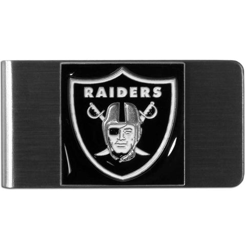 Oakland Raiders Steel Money Clip
