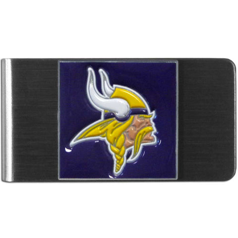 Minnesota Vikings Steel Money Clip