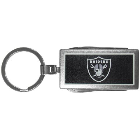 Oakland Raiders   Multi tool Key Chain Logo 