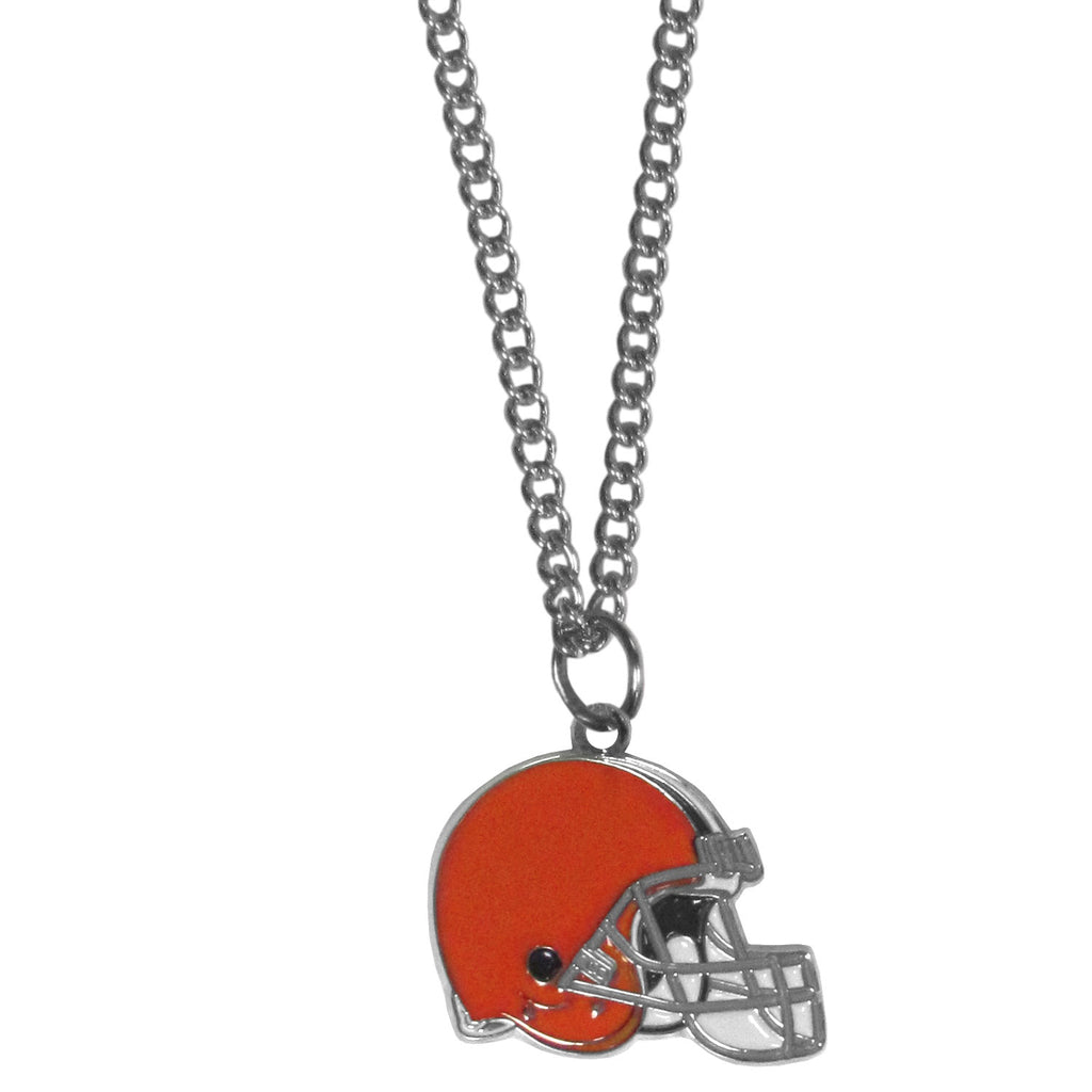 Cleveland Browns   Chain Necklace with Small Charm 