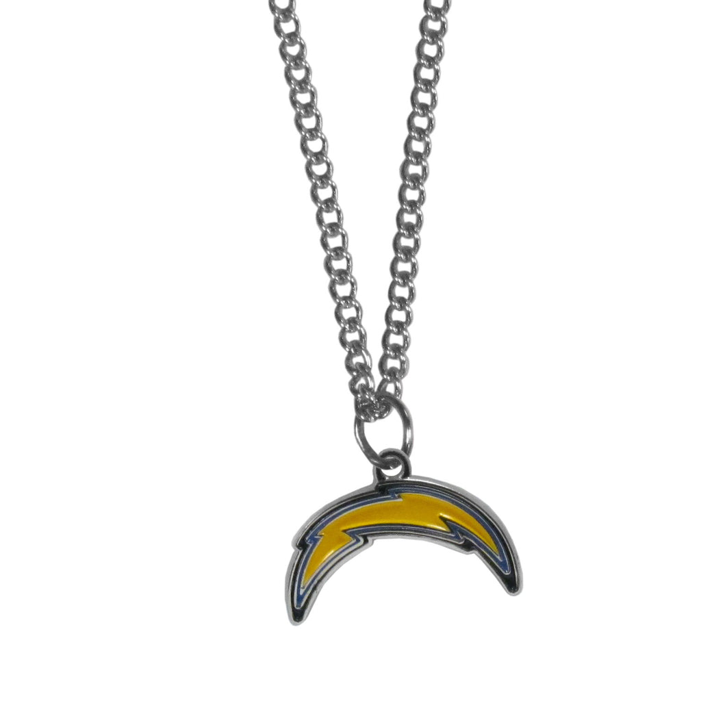 Los Angeles Chargers   Chain Necklace with Small Charm 