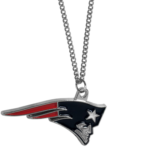 New England Patriots   Chain Necklace with Small Charm 