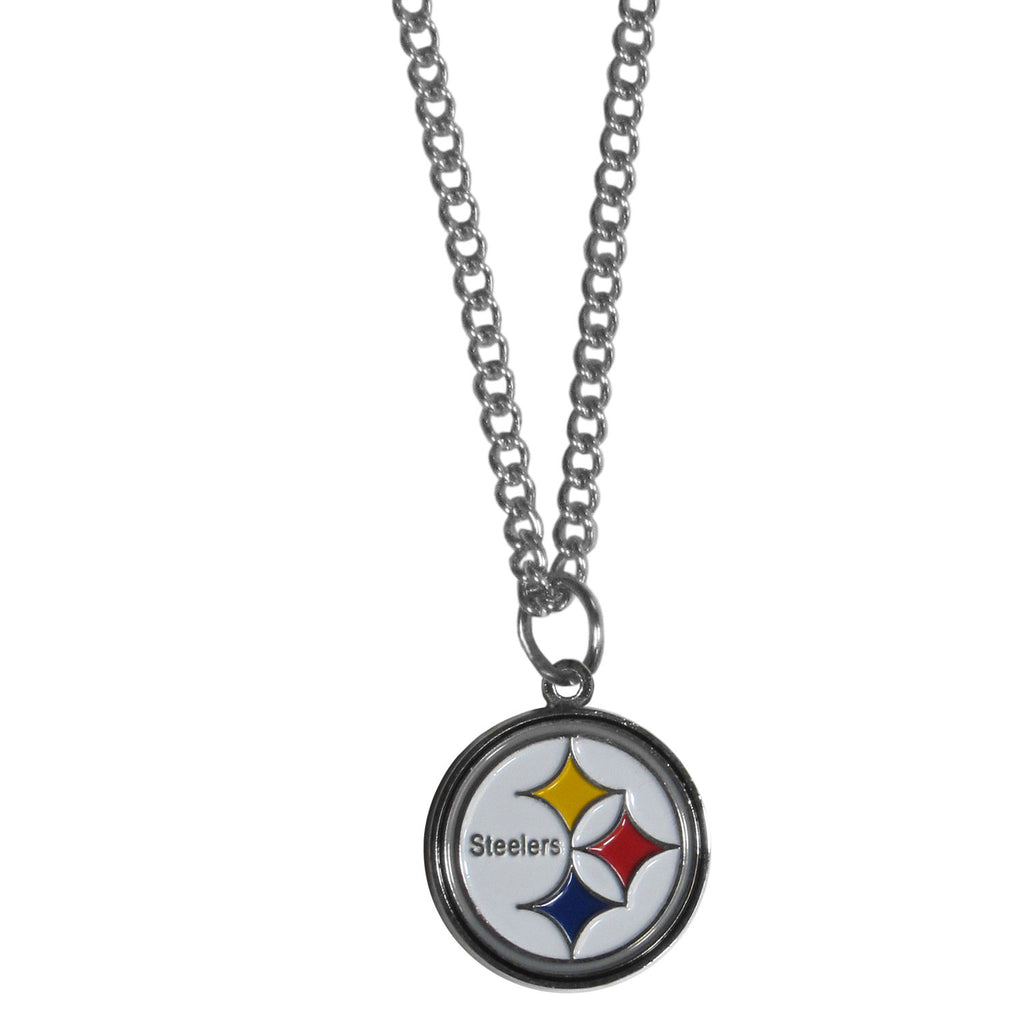 Pittsburgh Steelers   Chain Necklace with Small Charm 