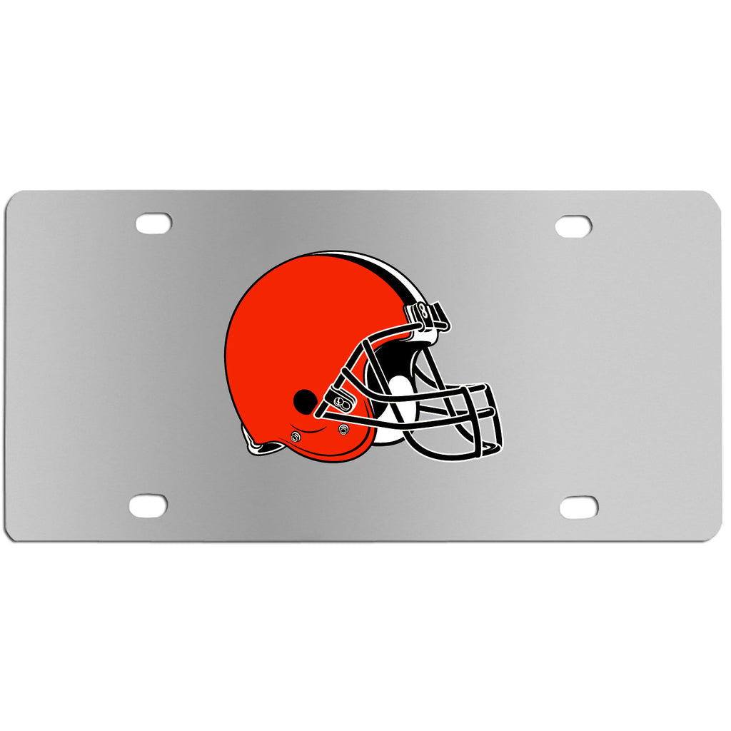 Cleveland Browns Steel License Plate - Wall Plaque