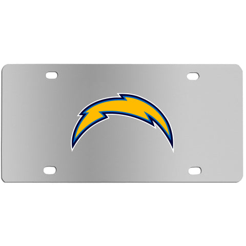 Los Angeles Chargers   Steel License Plate Wall Plaque 