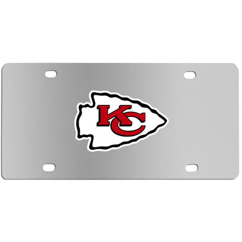 Kansas City Chiefs Steel License Plate - Wall Plaque