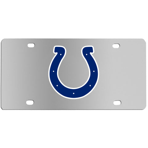 Indianapolis Colts Steel License Plate - Wall Plaque