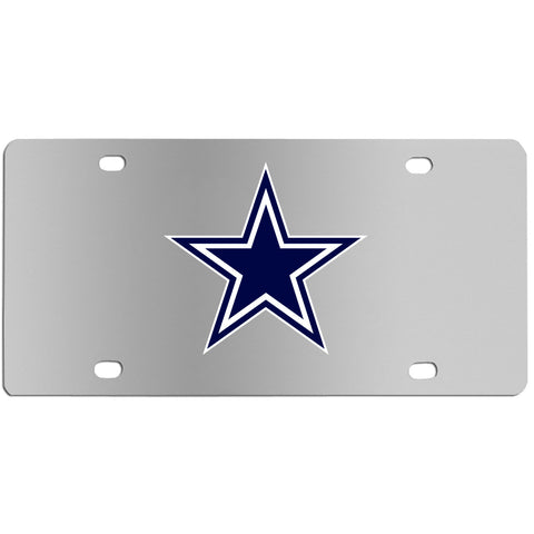 Dallas Cowboys Steel License Plate - Wall Plaque